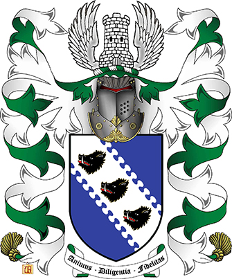 Arms of Charles Purcell